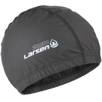 Шапочка плавательная Larsen Swim PU100 черный