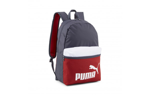 Рюкзак спортивный 41x28x14см, 22л Puma Phase Backpack 09046807 серо-красный 600_380