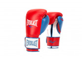 Перчатки тренировочные Everlast Powerlock PU 16oz красн/син. P00000730