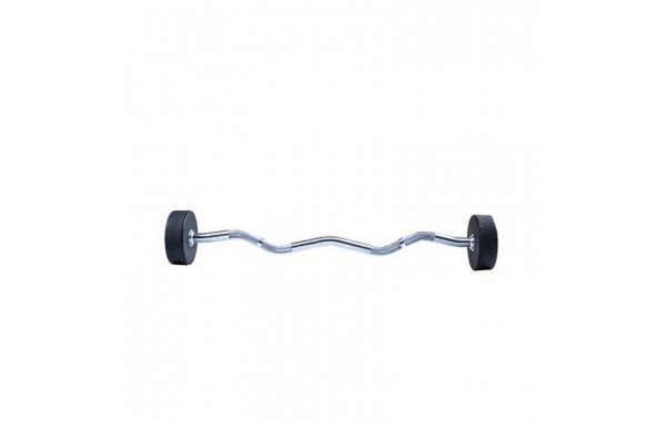 Фиксированная кривая штанга Live Pro Ez Curl Urethane Barbells LP8011-30 30кг 600_380