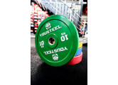 Диск 10кг YouSteel EVO Bumper Plate зеленый