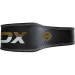 Пояс RDX 4" Leather WBS-4RB черный\золотой 75_75