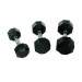 Гантель 30кг Perform Better Rubber Encased Hex Dumbbells 4137-30\BK-30-00 75_75