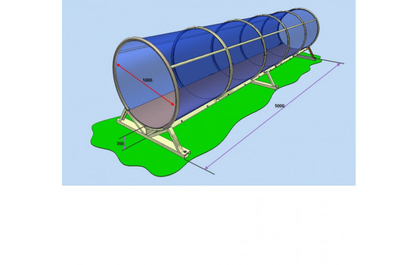 Тоннель спортивный для соревнований Hercules 32589 600_380