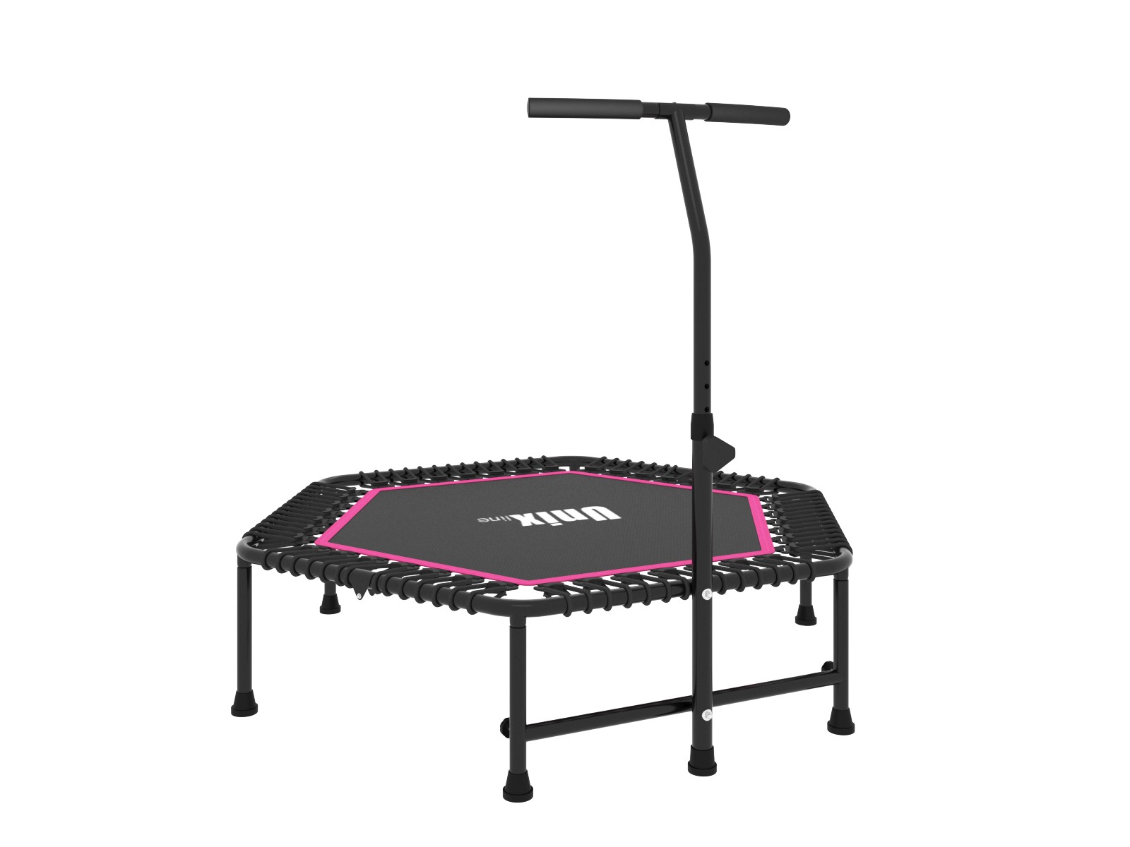 Батут Unix line FITNESS (130 cm) Pink 1600_1200