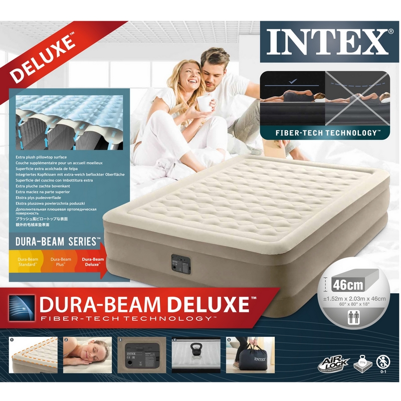 Кровать Intex 64428 Ultra Plush Fiber-Tech 152х203х46см со встр.насосом 220В 800_800