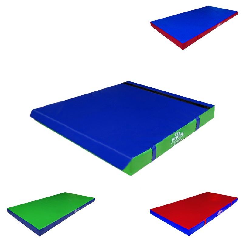 Мат гимнастический 100x100x5см винилискожа-велькро (холлослеп/холлофайбер) Dinamika ZSO-001332 800_800