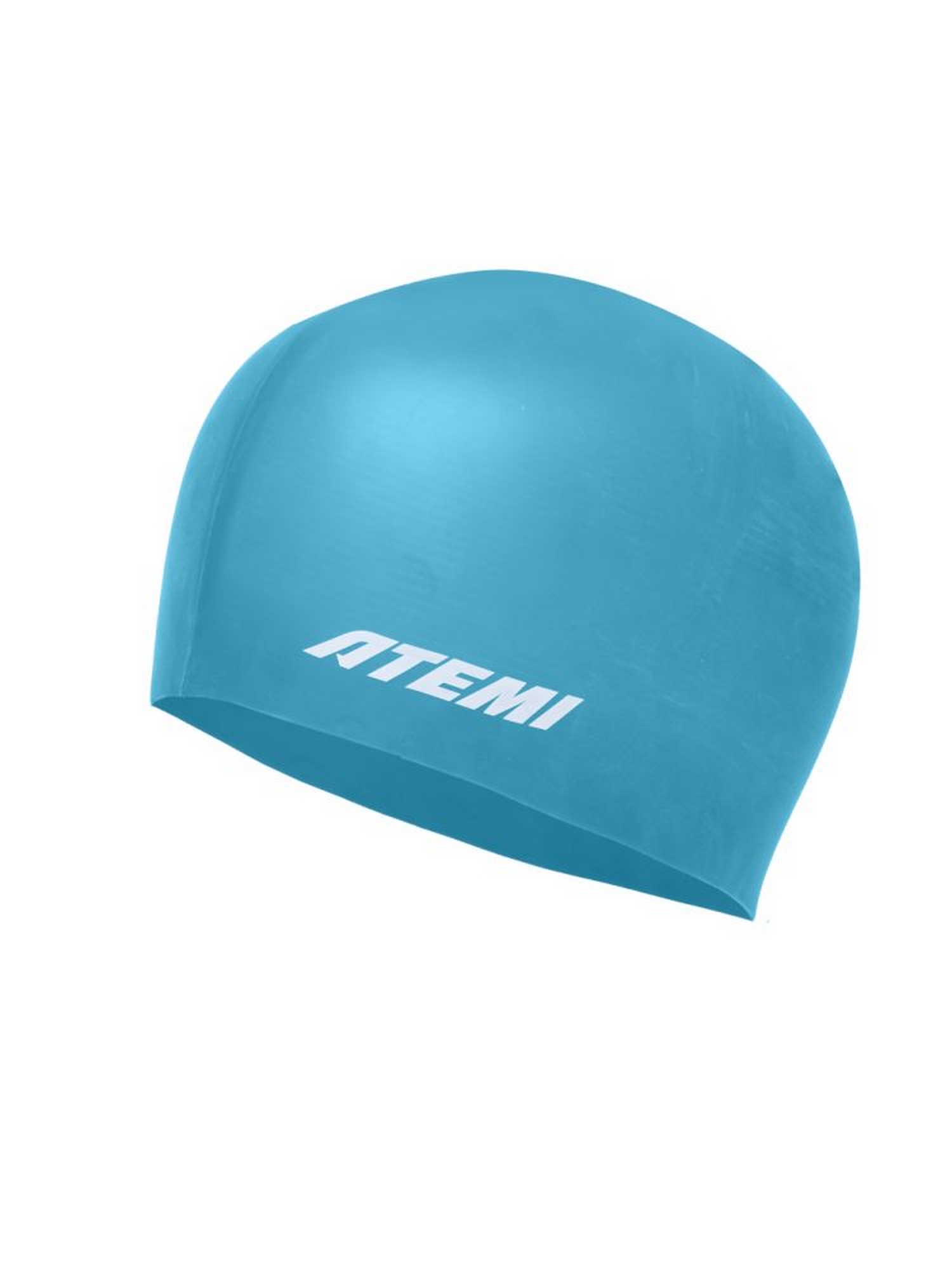 Шапочка для плавания Atemi light silicone cap Green river FLSC1GR бирюзовый 1500_2000