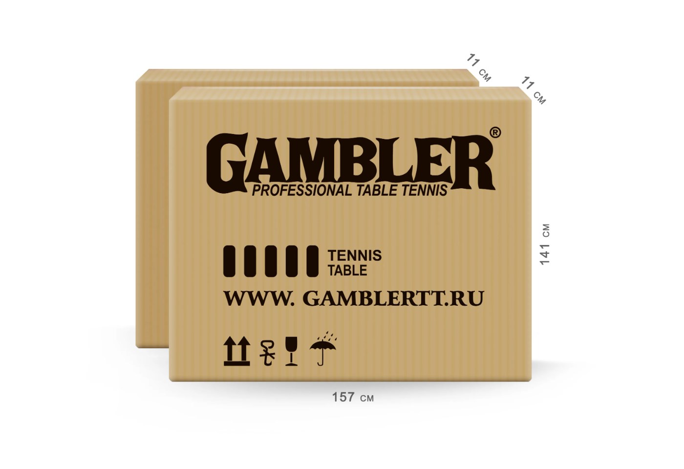 Стол теннисный Gambler Graphite 6 Всепогодный GTS-10 1400_959