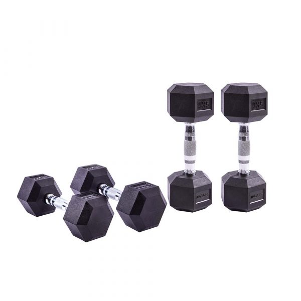 Гексагональные гантели 7,5кг Live Pro Hex Dumbbell LP8005-7.5, пара 600_600