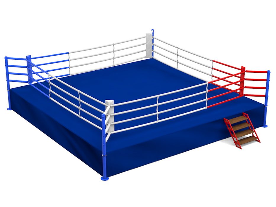 Ринг боксерский на подиуме Glav размер 7х7х0,5 м, боевая зона 6х6 м 5.300.6 933_700