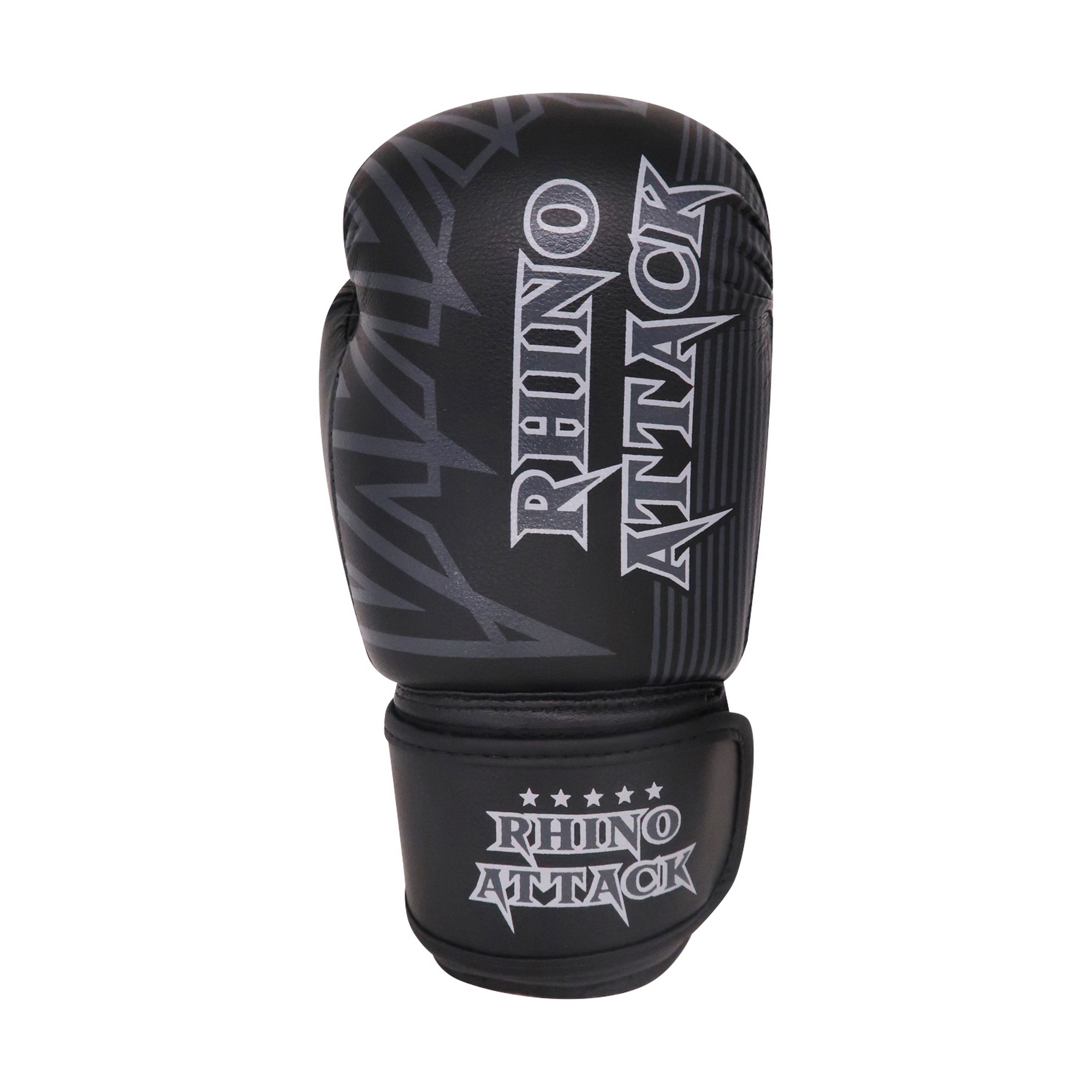 Боксерские перчатки 10 oz Rhino Attack RABG-200 Черный 2000_2000