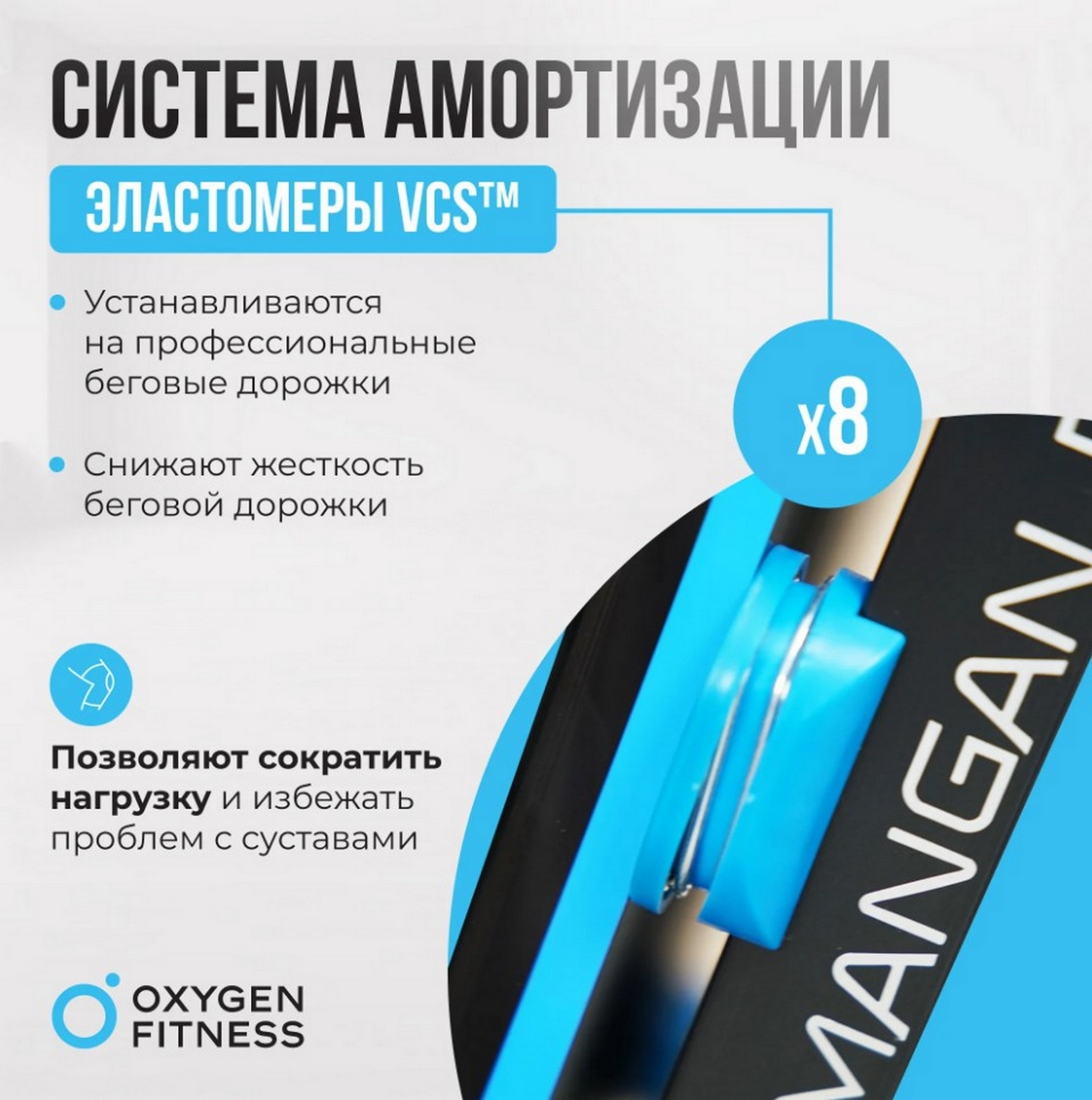 Беговая дорожка домашняя Oxygen Fitness MANGAN B 1985_2000