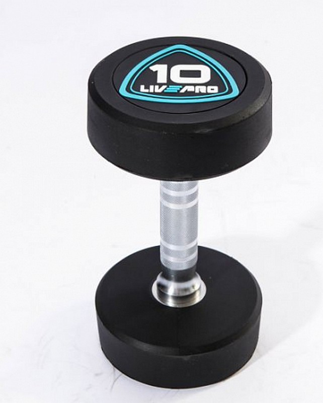 Гантели в уретане 2 кг Live Pro Studio Dumbbells LP8075-02 642_800