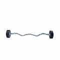 Фиксированная кривая штанга Live Pro Ez Curl Urethane Barbells LP8011-25 25кг 120_120