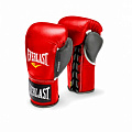 Перчатки боевые Everlast Powerlock 10 oz красный/серый 27110070000 120_120